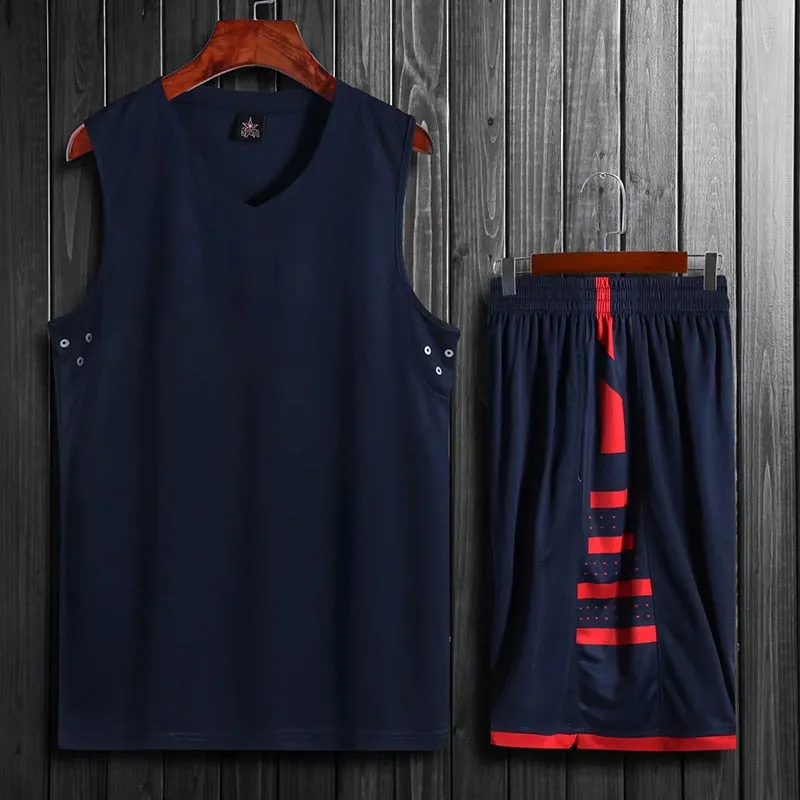 2 Piece Basketball Set Uniforms kits Sports clothes Adults Kids  Customized basketball jerseys and Shorts