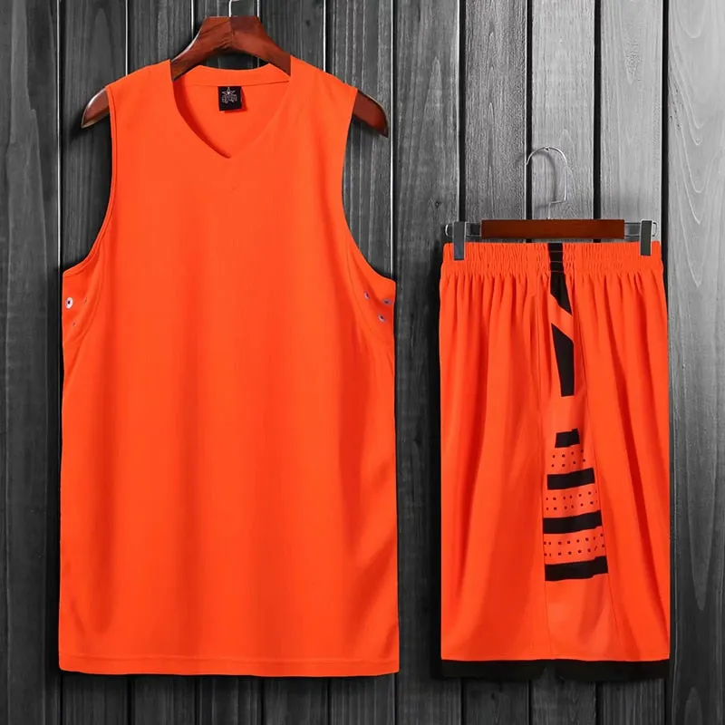 2 Piece Basketball Set Uniforms kits Sports clothes Adults Kids  Customized basketball jerseys and Shorts
