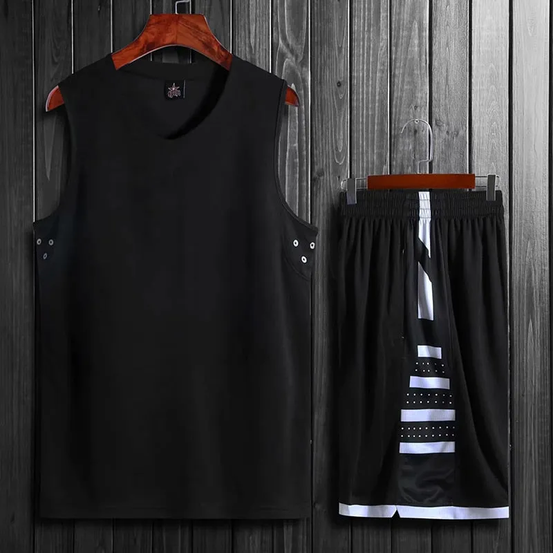 2 Piece Basketball Set Uniforms kits Sports clothes Adults Kids  Customized basketball jerseys and Shorts