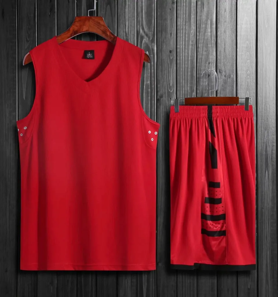 2 Piece Basketball Set Uniforms kits Sports clothes Adults Kids  Customized basketball jerseys and Shorts