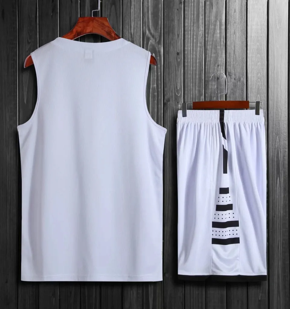 2 Piece Basketball Set Uniforms kits Sports clothes Adults Kids  Customized basketball jerseys and Shorts