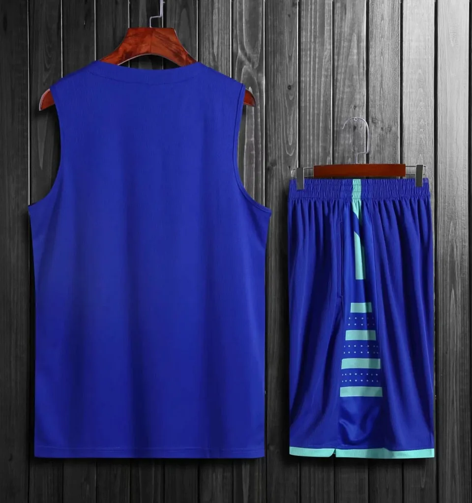 2 Piece Basketball Set Uniforms kits Sports clothes Adults Kids  Customized basketball jerseys and Shorts