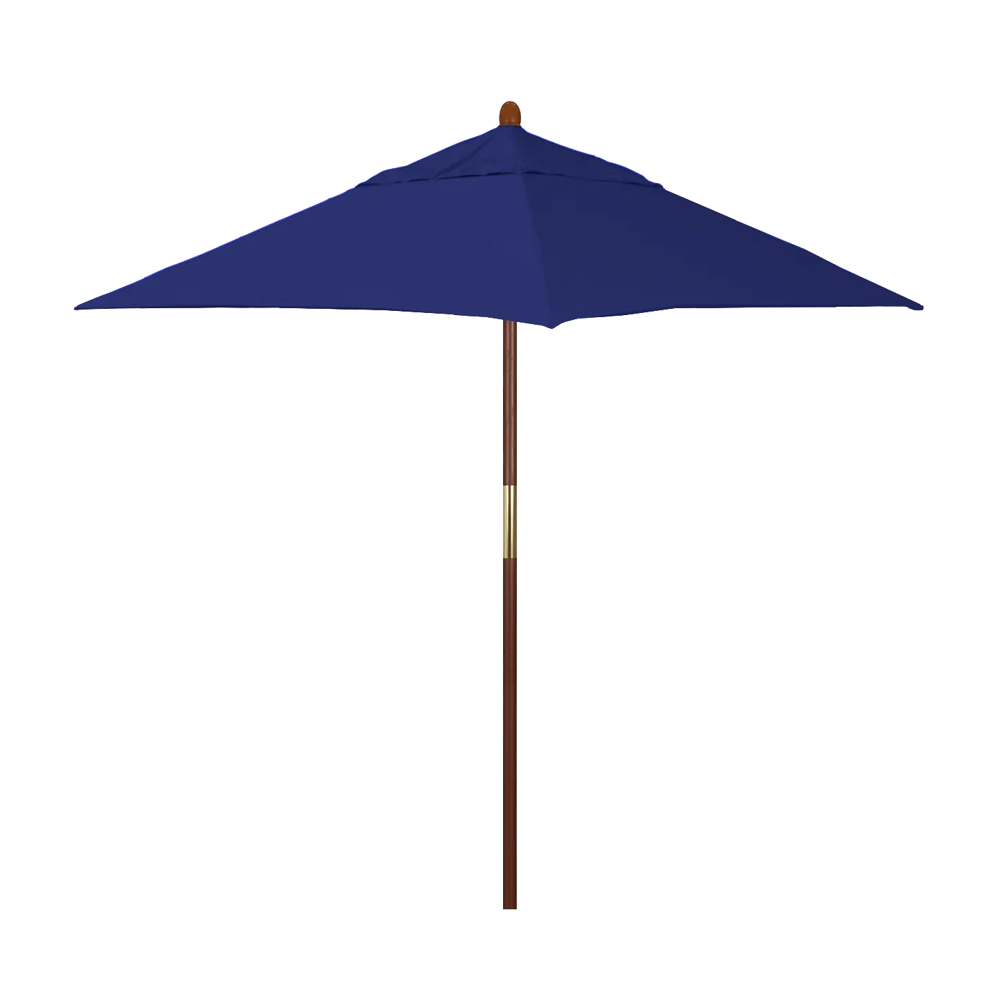 California Umbrella Grove Series 6 ft Square Commercial Patio Umbrella: Sturdy Hardwood Construction with Push Lift