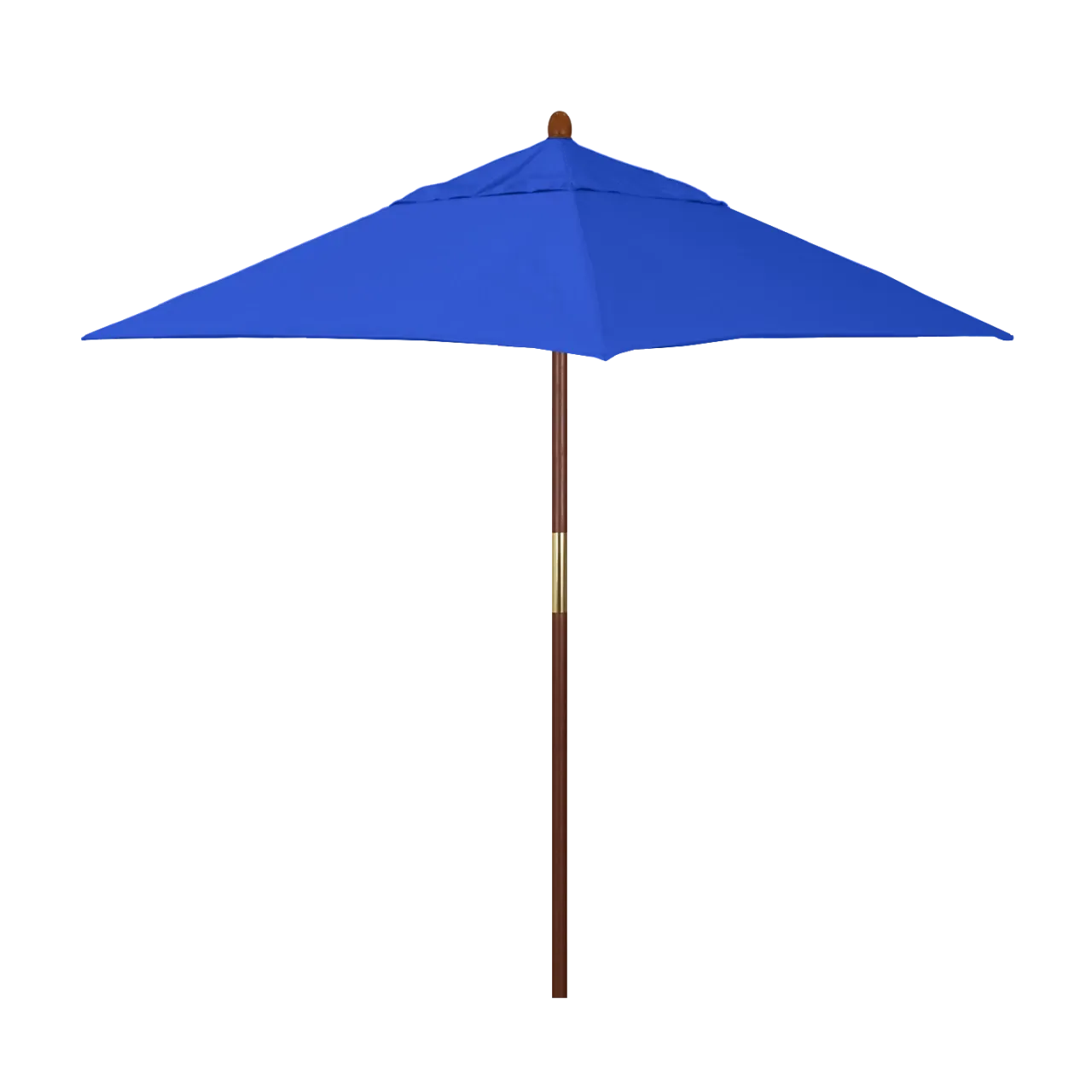 California Umbrella Grove Series 6 ft Square Commercial Patio Umbrella: Sturdy Hardwood Construction with Push Lift