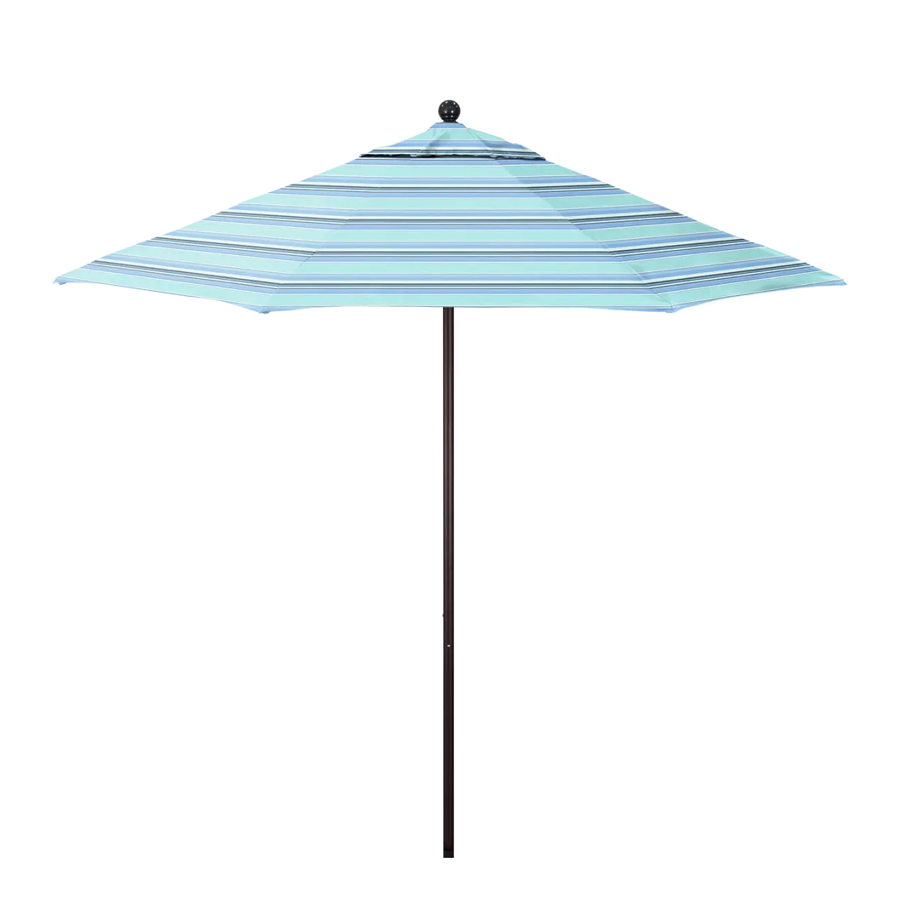 California Umbrella Venture Series 9 foot Commercial Patio Umbrella - Sturdy Aluminum Pole with Push Lift and Fiberglass Ribs