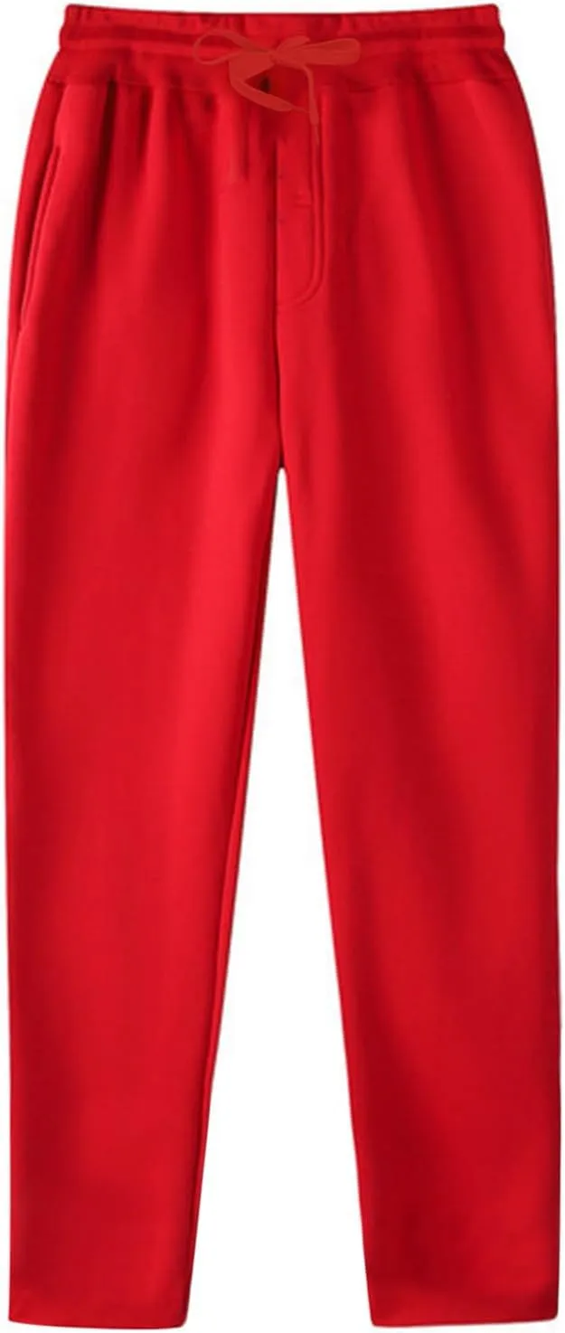 Mens Cargo Sweatpants Baggy Wide Straight Leg Joggers Running Workout Gym Track Golf Pants Beach Yoga Trousers