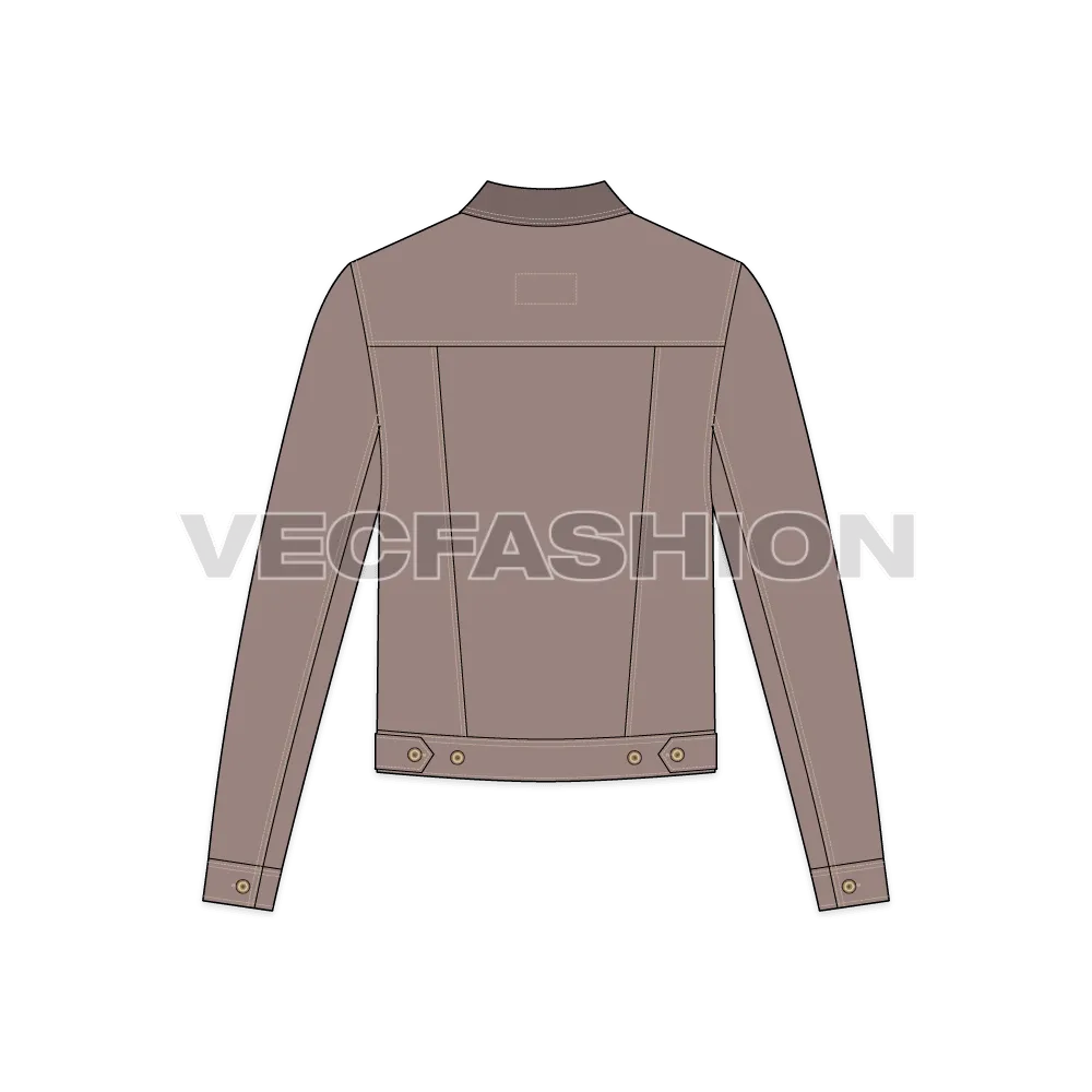 Mens Storm Rider Denim Jacket Vector