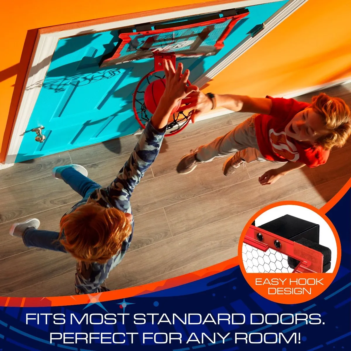 Nerf Pro Hoop Basketball Set - Orange