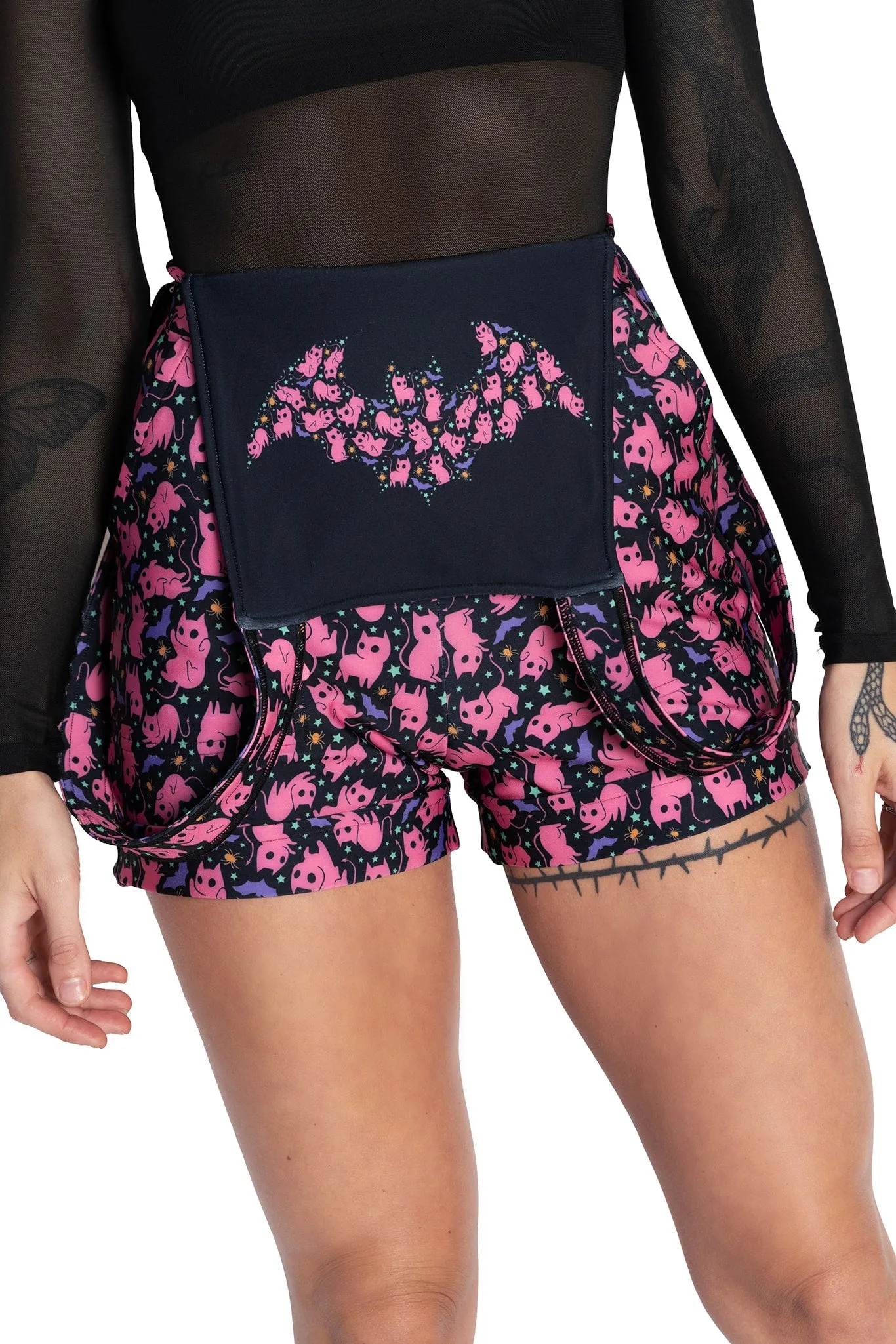 Purr Evil Short Earveralls