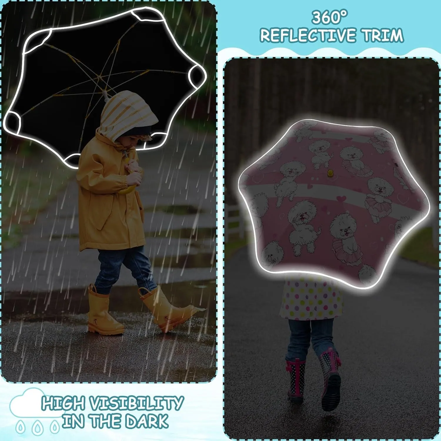 Small Umbrella for Kids Rain Umbrellas Umbrella Wind Resistant