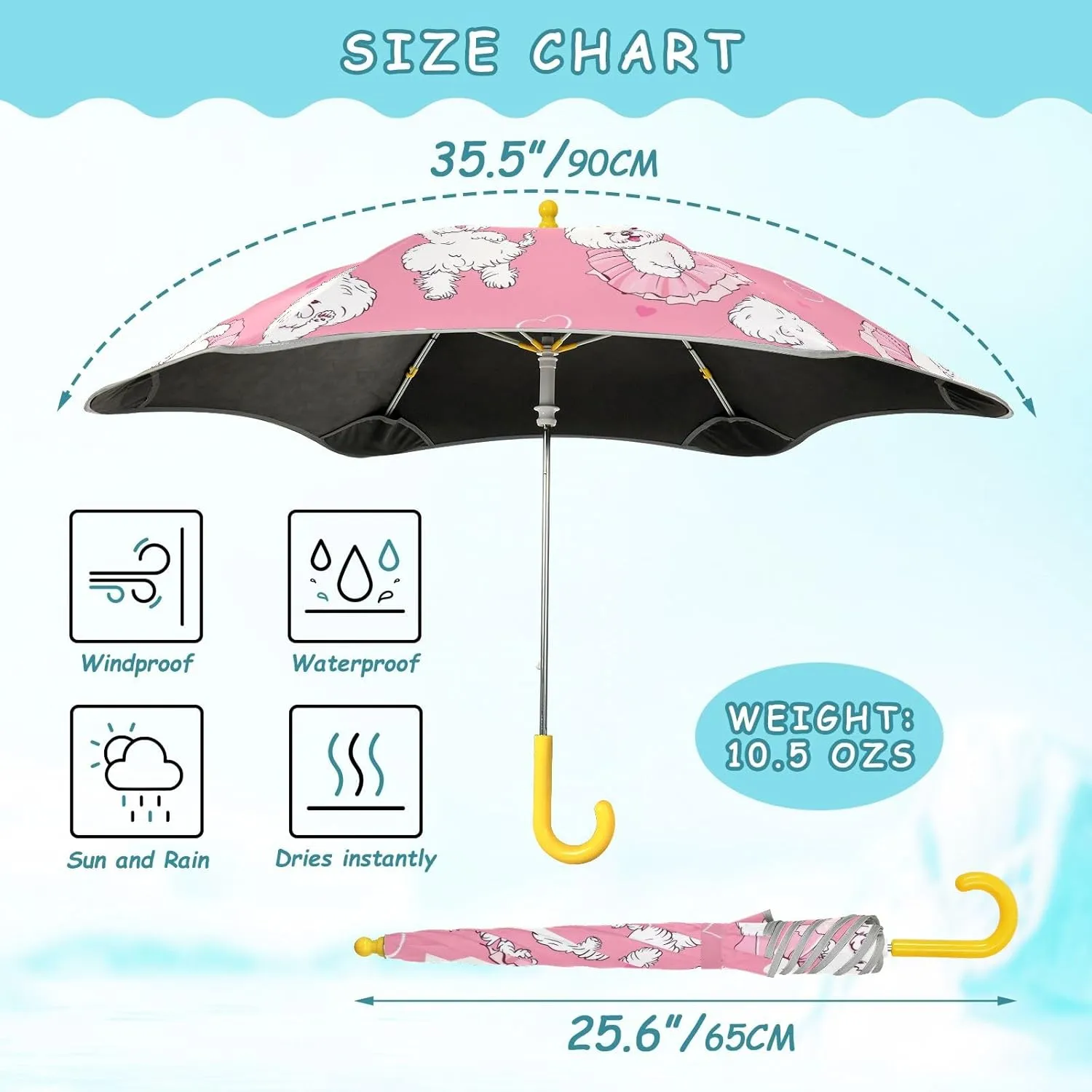 Small Umbrella for Kids Rain Umbrellas Umbrella Wind Resistant