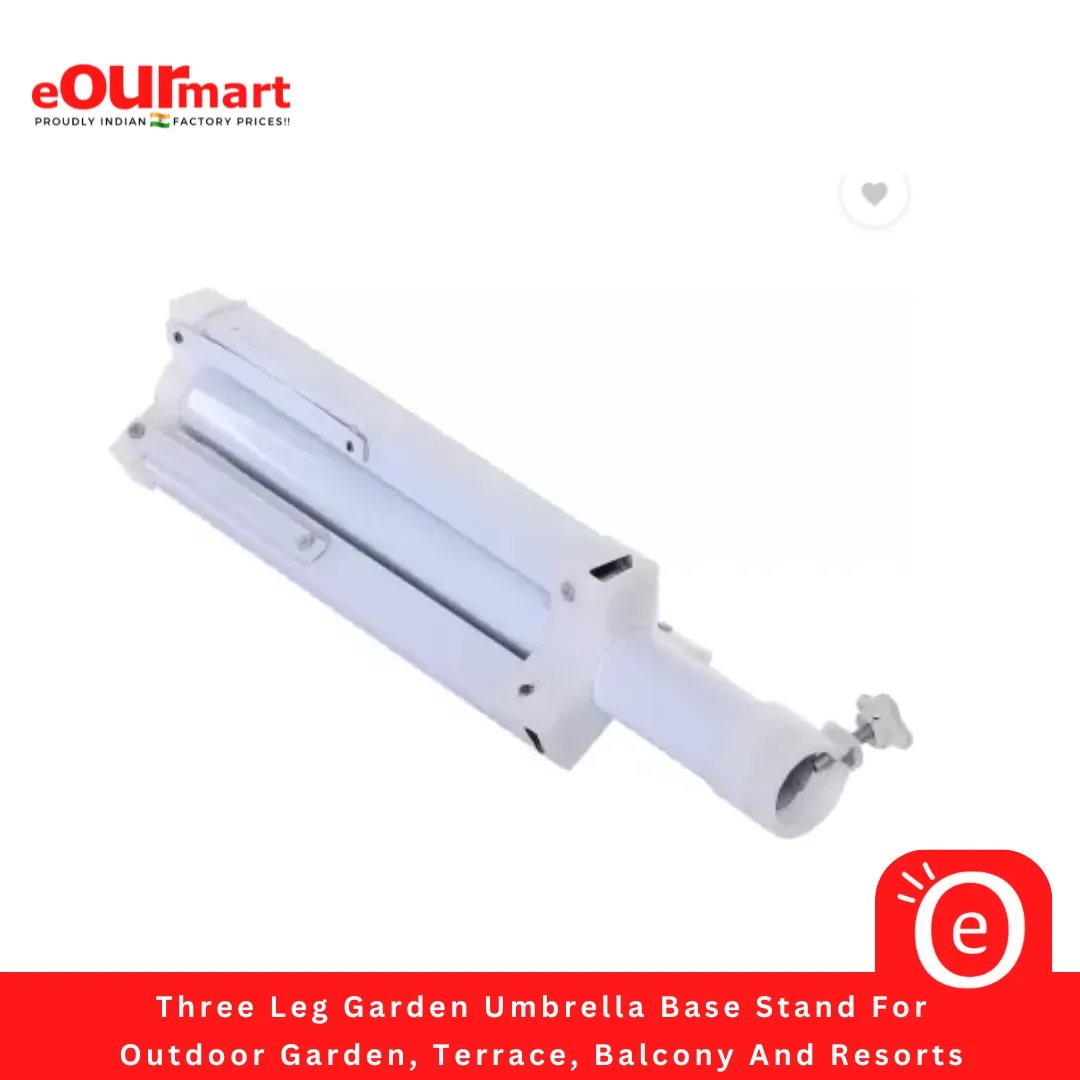 Three Leg Garden Umbrella Base Stand for Outdoor Garden, Terrace, Balcony And Resorts