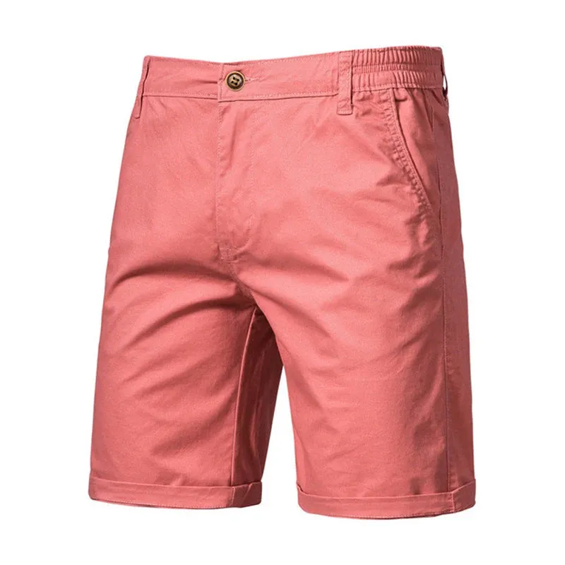 Wiaofellas  -  Men Casual Cotton Shorts Summer Sport Basketball Shorts Men Slim Soild Shorts Quick Dry Gym Beach Shorts Male Clothes Streetwear