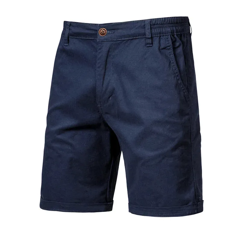 Wiaofellas  -  Men Casual Cotton Shorts Summer Sport Basketball Shorts Men Slim Soild Shorts Quick Dry Gym Beach Shorts Male Clothes Streetwear