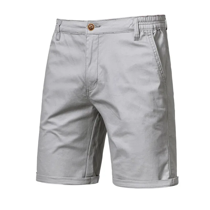 Wiaofellas  -  Men Casual Cotton Shorts Summer Sport Basketball Shorts Men Slim Soild Shorts Quick Dry Gym Beach Shorts Male Clothes Streetwear