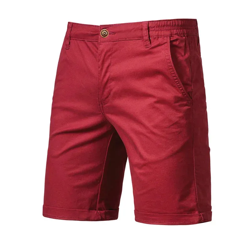 Wiaofellas  -  Men Casual Cotton Shorts Summer Sport Basketball Shorts Men Slim Soild Shorts Quick Dry Gym Beach Shorts Male Clothes Streetwear