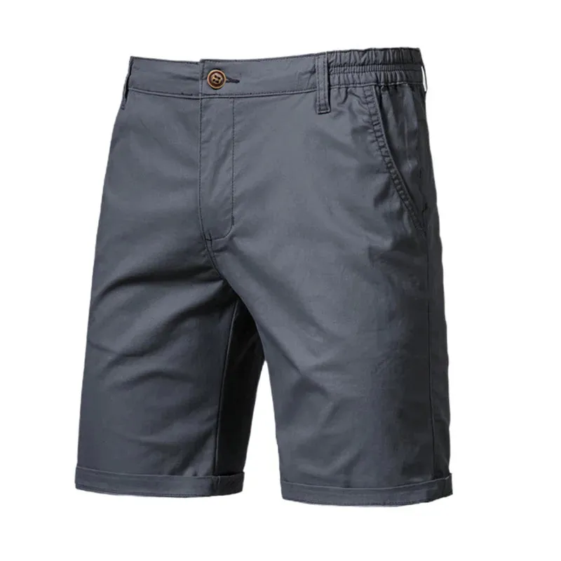 Wiaofellas  -  Men Casual Cotton Shorts Summer Sport Basketball Shorts Men Slim Soild Shorts Quick Dry Gym Beach Shorts Male Clothes Streetwear