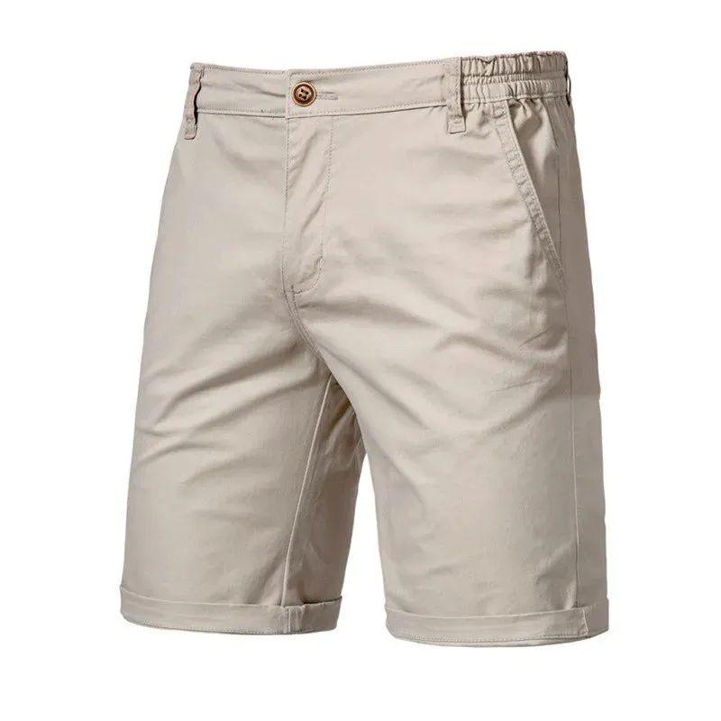 Wiaofellas  -  Men Casual Cotton Shorts Summer Sport Basketball Shorts Men Slim Soild Shorts Quick Dry Gym Beach Shorts Male Clothes Streetwear