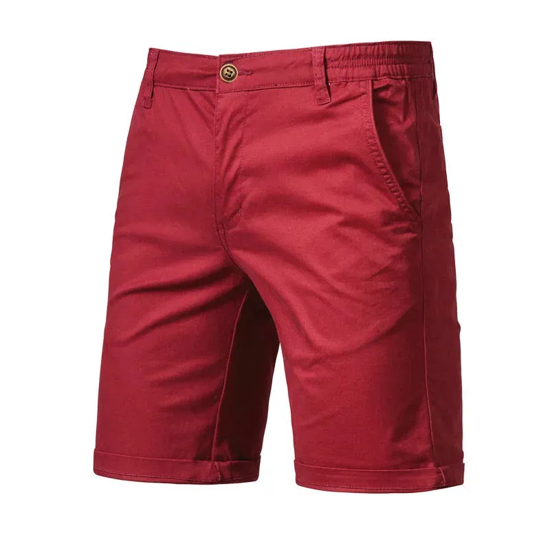 Wiaofellas  -  Men Casual Cotton Shorts Summer Sport Basketball Shorts Men Slim Soild Shorts Quick Dry Gym Beach Shorts Male Clothes Streetwear